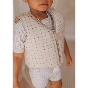 Жилет для плавания Mrs. Ertha "Organic Squares", геометрическая гармония